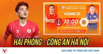Trực tiếp Hải Phòng 0-2 CAHN: Đình Bắc solo ghi bàn ấn tượng