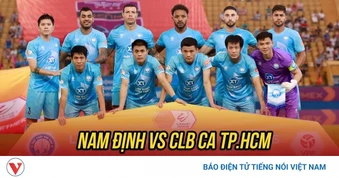Trực tiếp Nam Định 0-0 CLB CA TP.HCM: Xuân Son dự bị