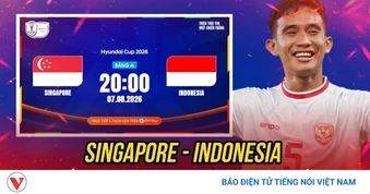 Trực tiếp Singapore - Indonesia ASEAN Cup 2026: Căng như dây đàn