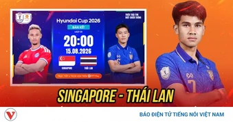 Trực tiếp Singapore - Thái Lan bán kết ASEAN Cup 2026: Đối đầu duyên nợ