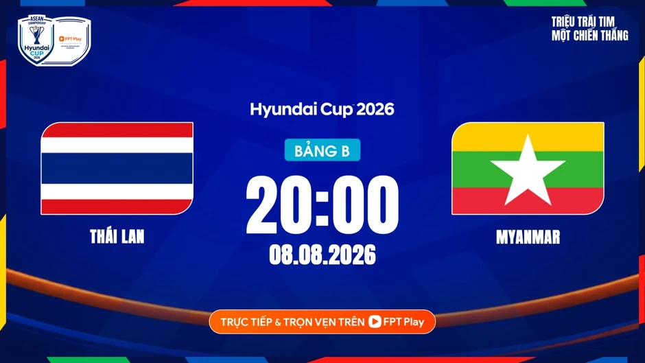 Trực tiếp Thái Lan - Myanmar ASEAN Cup 2026: Căng như dây đàn Trực tiếp Thái Lan - Myanmar ASEAN Cup 2026: Căng như dây đàn