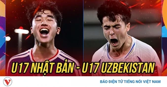 Trực tiếp U17 Nhật Bản 0-1 U17 Uzbekistan: Nhà đương kim vô địch vượt lên