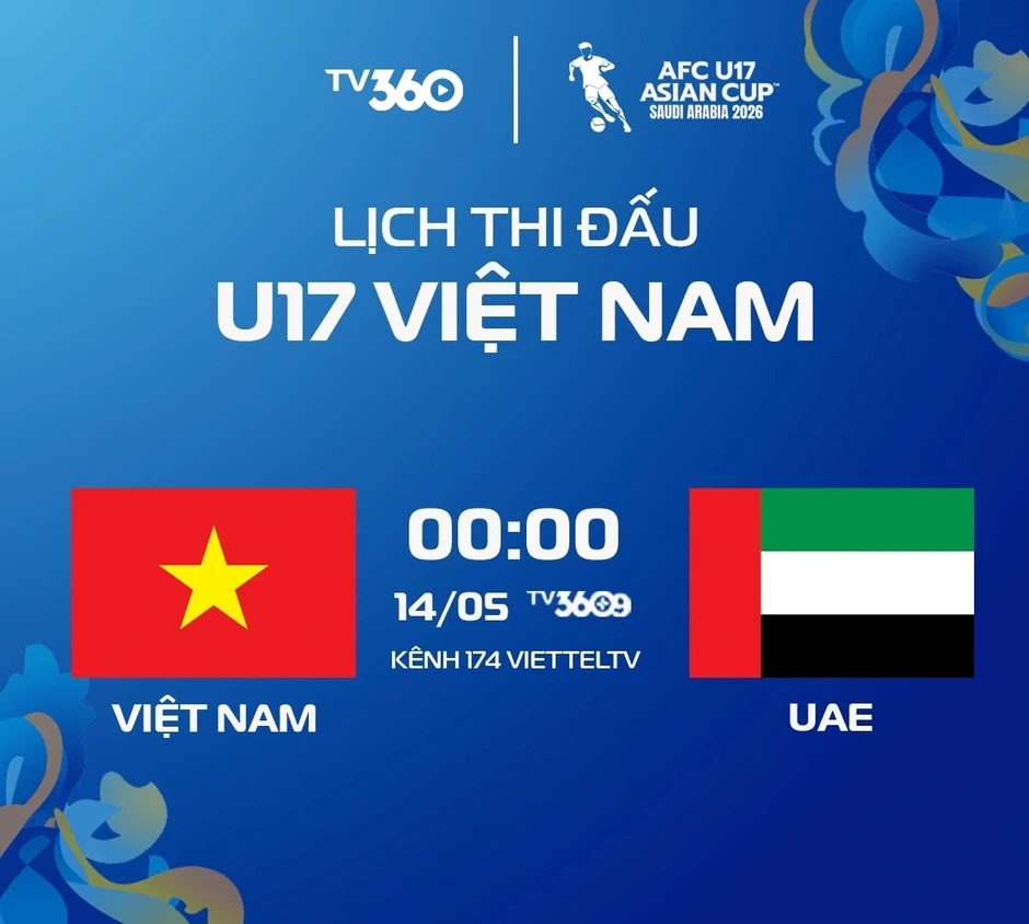 Trực tiếp U17 Việt Nam 0-0 U17 UAE: Quyết đấu tranh vé World Cup 2026
