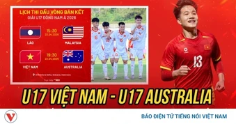 Trực tiếp U17 Việt Nam 0-1 U17 Australia: Becvinovski lập siêu phẩm