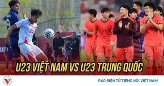 Trực tiếp U23 Việt Nam vs U23 Trung Quốc CFA Team China Cup 2026