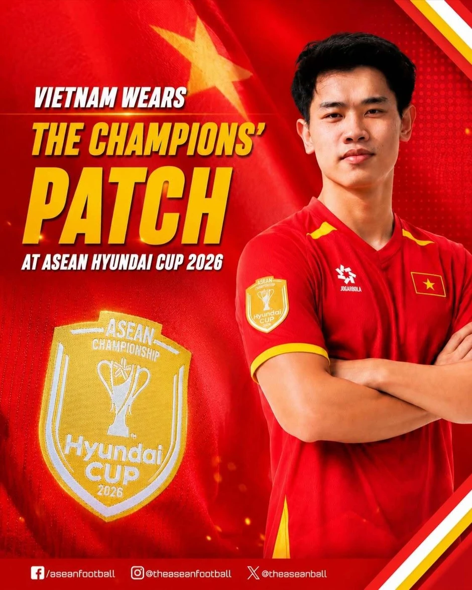 Tuyển Việt Nam mặc mẫu áo đặc biệt, dành riêng cho nhà vô địch ASEAN Cup Tuyển Việt Nam mặc mẫu áo đặc biệt, dành riêng cho nhà vô địch ASEAN Cup