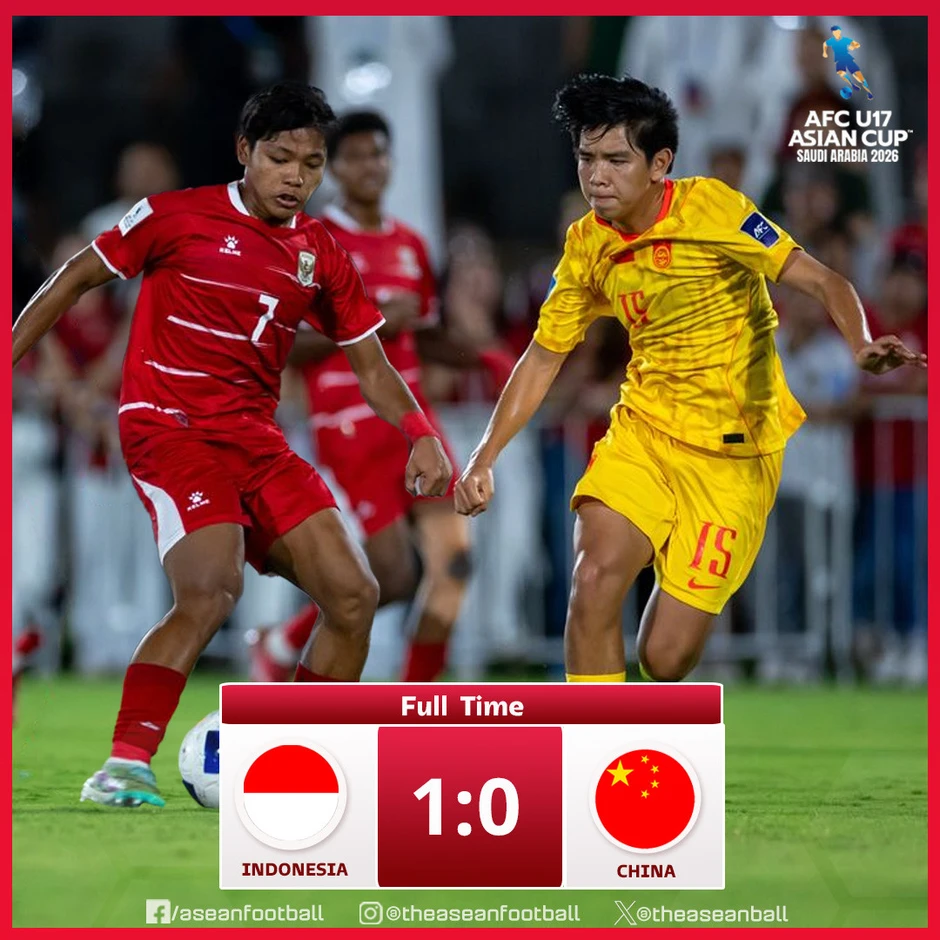 U17 Indonesia gây địa chấn trước U17 Trung Quốc U17 Indonesia gây địa chấn trước U17 Trung Quốc