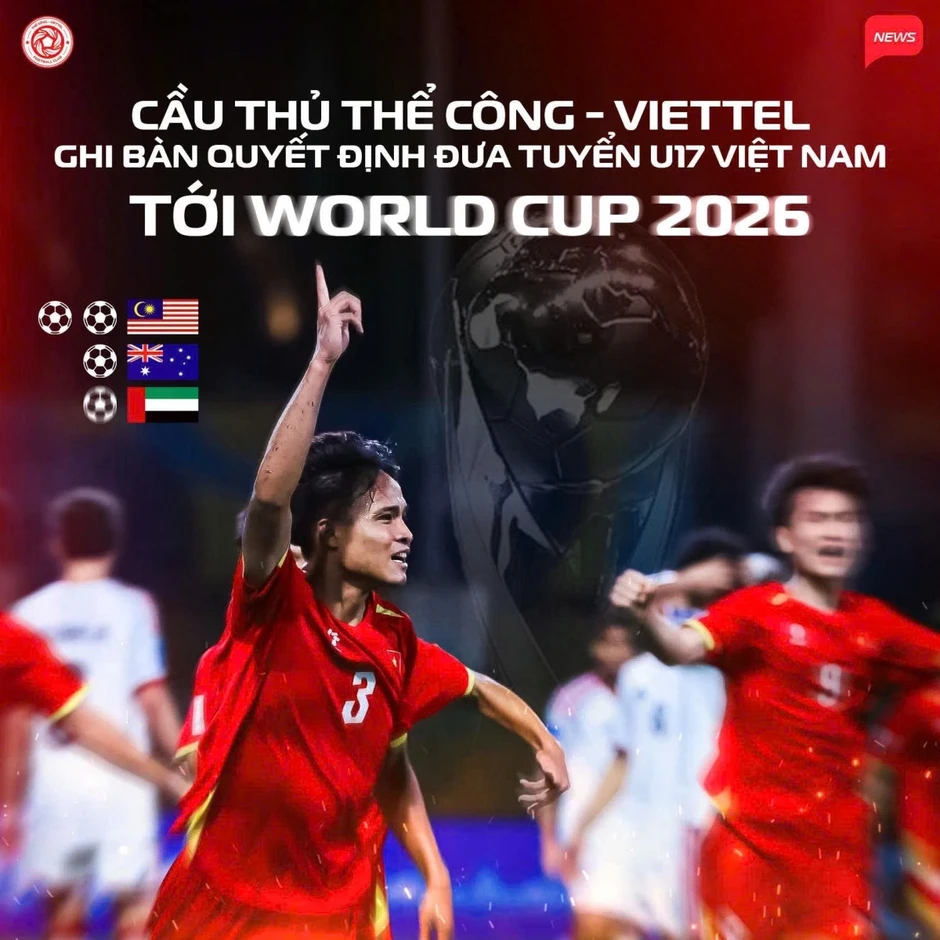 U17 World Cup 2026 truyền cảm hứng, Thể Công Viettel đại tuyển quân cho tương lai U17 World Cup 2026 truyền cảm hứng, Thể Công Viettel đại tuyển quân cho tương lai