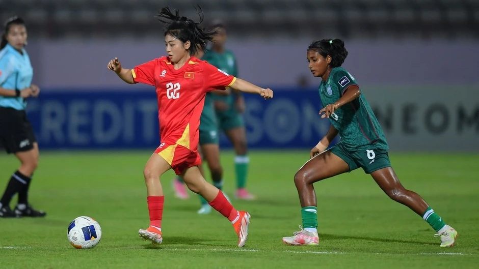 U20 nữ Việt Nam nhận thưởng nóng sau chiến thắng trước U20 nữ Bangladesh U20 nữ Việt Nam nhận thưởng nóng sau chiến thắng trước U20 nữ Bangladesh