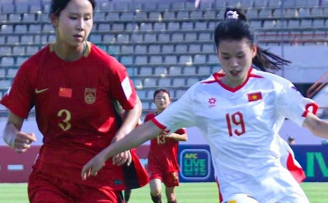 U20 nữ Việt Nam thua đậm Trung Quốc U20 nữ Việt Nam thua đậm Trung Quốc