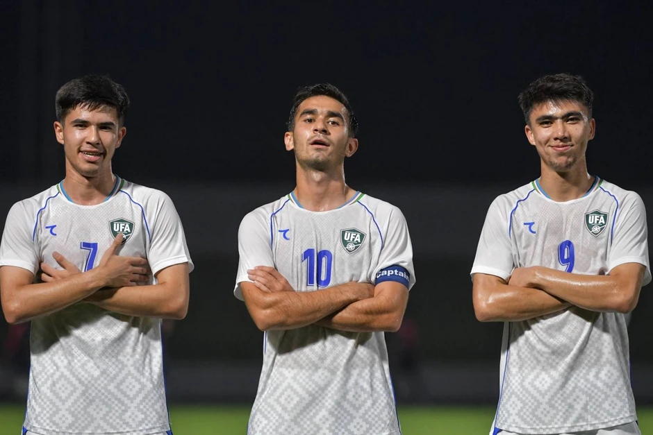 U23 Uzbekistan chơi thiếu người vẫn thắng dễ trước trận gặp U23 Việt Nam