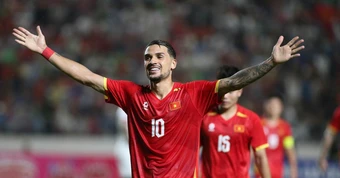 Video bàn thắng Việt Nam 4-0 Myanmar: Hàng công bùng nổ