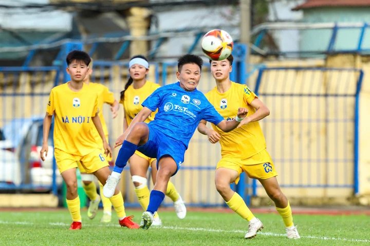 Vòng 4 giải nữ VĐQG 2026: Thái Nguyên T&T thắng Hà Nội II Vòng 4 giải nữ VĐQG 2026: Thái Nguyên T&T thắng Hà Nội II