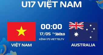 Xem trực tiếp bóng đá U17 Việt Nam vs U17 Australia ở kênh nào?