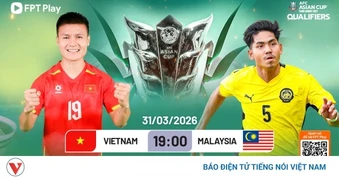Xem trực tiếp ĐT Việt Nam vs ĐT Malaysia ở đâu?
