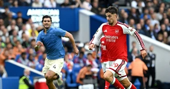 Arsenal nhận cú sốc trên sân Brighton, đứt mạch toàn thắng
