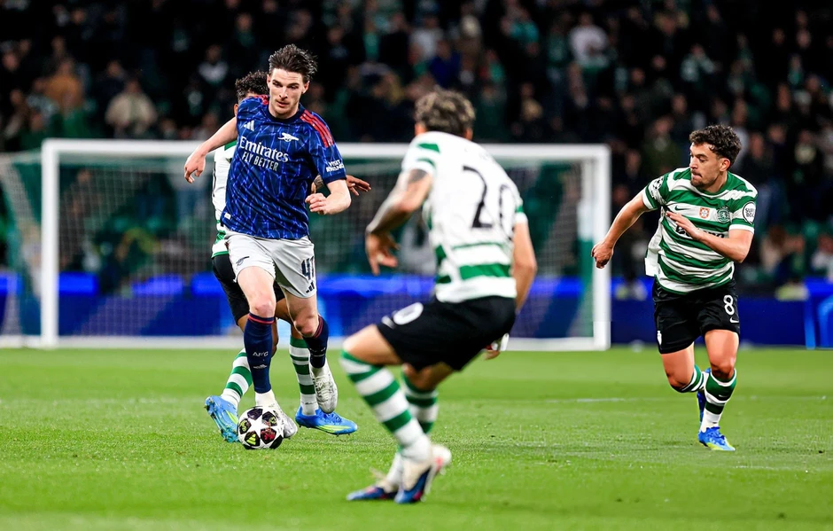 Arsenal thắng nghẹt thở Sporting, rộng cửa vào bán kết Champions League Arsenal thắng nghẹt thở Sporting, rộng cửa vào bán kết Champions League
