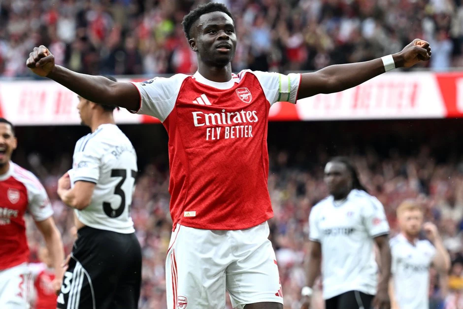 Arsenal thắng tưng bừng Fulham 3-0: Đẳng cấp Bukayo Saka Arsenal thắng tưng bừng Fulham 3-0: Đẳng cấp Bukayo Saka
