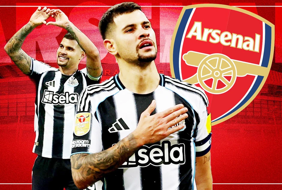 Arsenal vung 70 triệu bảng 'chốt đơn' Bruno Guimaraes Arsenal vung 70 triệu bảng 'chốt đơn' Bruno Guimaraes