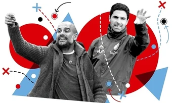 Arteta - từ cánh tay phải đến đối trọng của Guardiola