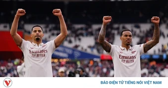 Bảng xếp hạng ngoại hạng Anh mới nhất: Arsenal vững vàng trên ngôi đầu