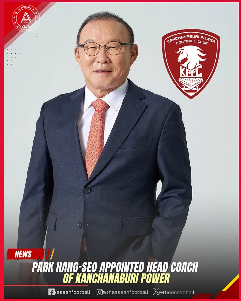 Báo Đông Nam Á kỳ vọng HLV Park Hang Seo thành công ở CLB vừa xuống hạng Báo Đông Nam Á kỳ vọng HLV Park Hang Seo thành công ở CLB vừa xuống hạng