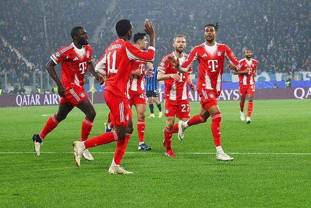 Bayern Munich thắng Atalanta 6-1, rộng cửa vào tứ kết Champions League Bayern Munich thắng Atalanta 6-1, rộng cửa vào tứ kết Champions League