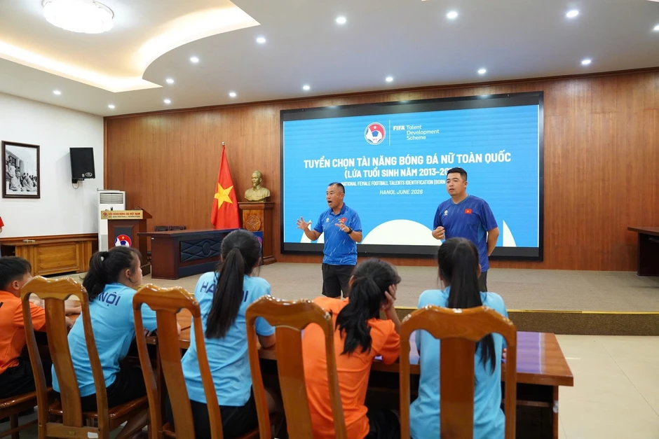 Bế mạc chương trình tuyển chọn, phát hiện tài năng bóng đá nữ Việt Nam Bế mạc chương trình tuyển chọn, phát hiện tài năng bóng đá nữ Việt Nam