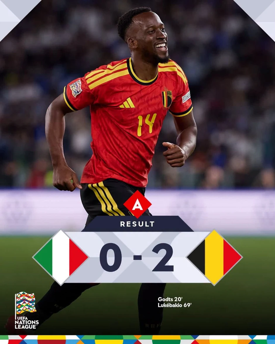 Bỉ xuất sắc đánh bại Italia ngay tại Olimpico Bỉ xuất sắc đánh bại Italia ngay tại Olimpico