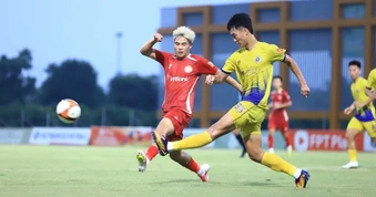 Các ứng viên vô địch chưa thắng ở ngày khai mạc giải U21 Quốc gia 2026