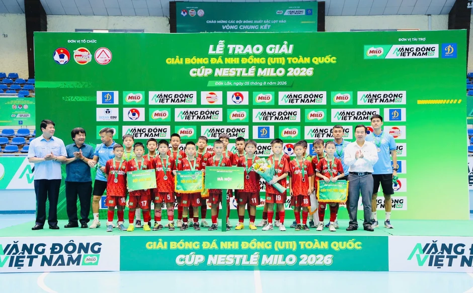 CLB Hà Nội lần đầu vô địch Giải bóng đá U11 toàn quốc