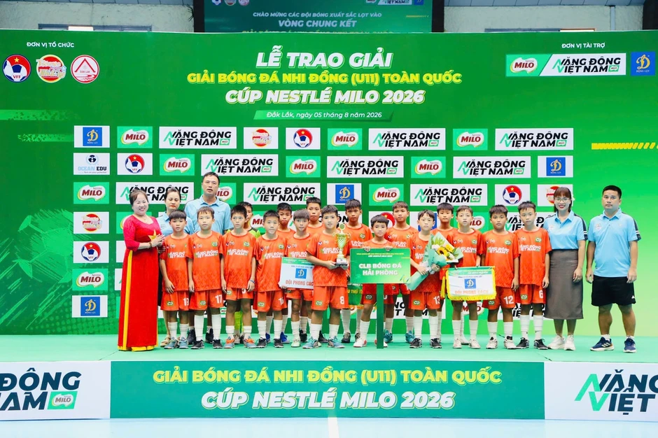 CLB Hà Nội lần đầu vô địch Giải bóng đá U11 toàn quốc