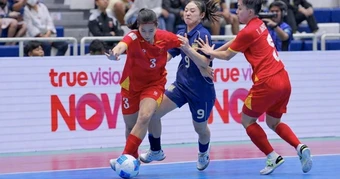 Cú vấp đáng tiếc của futsal nữ Việt Nam