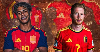 Đội hình Tây Ban Nha vs Bỉ: Lamine Yamal đấu De Bruyne