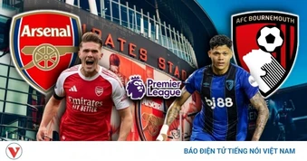 Dự đoán kết quả và đội hình ra sân trận Arsenal vs Bournemouth