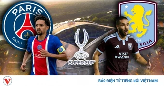 Dự đoán kết quả và đội hình ra sân trận PSG vs Aston Villa Siêu Cúp châu Âu 2026