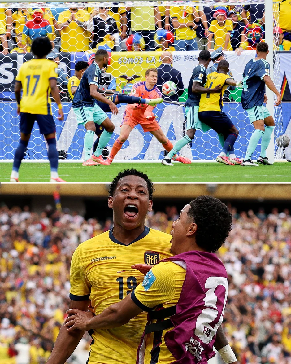 Ecuador ngược dòng hạ Đức, đoạt vé vào vòng 1/16 World Cup Ecuador ngược dòng hạ Đức, đoạt vé vào vòng 1/16 World Cup