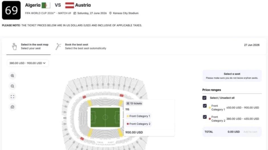 FIFA bổ sung hạng vé World Cup đắt, giá cao nhất hơn 4.100 USD - Báo TinVina FIFA bổ sung hạng vé World Cup đắt, giá cao nhất hơn 4.100 USD - Báo TinVina
