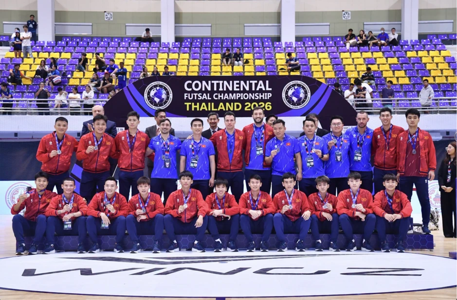 Futsal Việt Nam giành ngôi Á quân giải quốc tế tại Thái Lan Futsal Việt Nam giành ngôi Á quân giải quốc tế tại Thái Lan