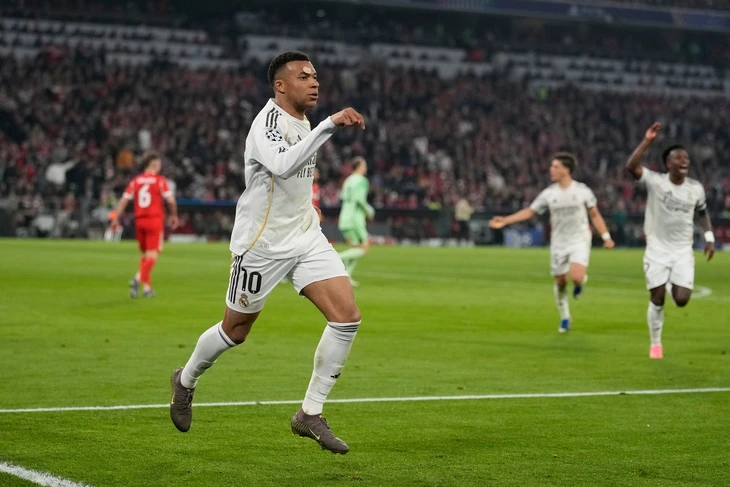 Hạ Real Madrid tỉ số 4-3, Bayern Munich vào bán kết Champions League Hạ Real Madrid tỉ số 4-3, Bayern Munich vào bán kết Champions League