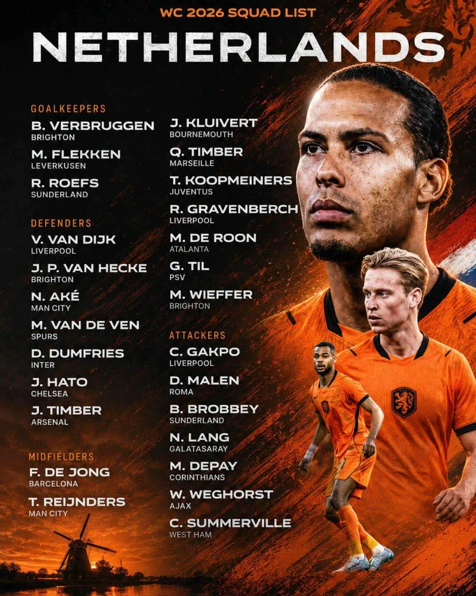 Hai ngôi sao Man Utd bị gạch tên khỏi đội tuyển Hà Lan tham dự World Cup