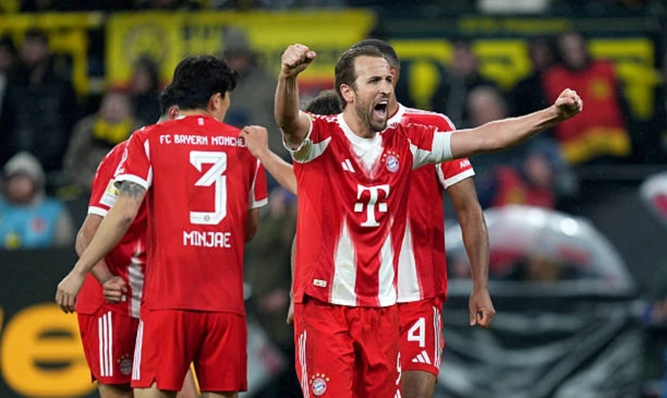 Harry Kane tái hiện kỳ tích khi Bayern Munich thắng nghẹt thở Dortmund Harry Kane tái hiện kỳ tích khi Bayern Munich thắng nghẹt thở Dortmund
