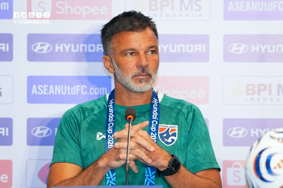 HLV Kiatisak lên tiếng về cơ hội của Thái Lan tại ASEAN Cup 2026 HLV Kiatisak lên tiếng về cơ hội của Thái Lan tại ASEAN Cup 2026