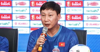 HLV Kim Sang Sik tự tin tuyên bố mục tiêu vô địch ASEAN Cup 2026
