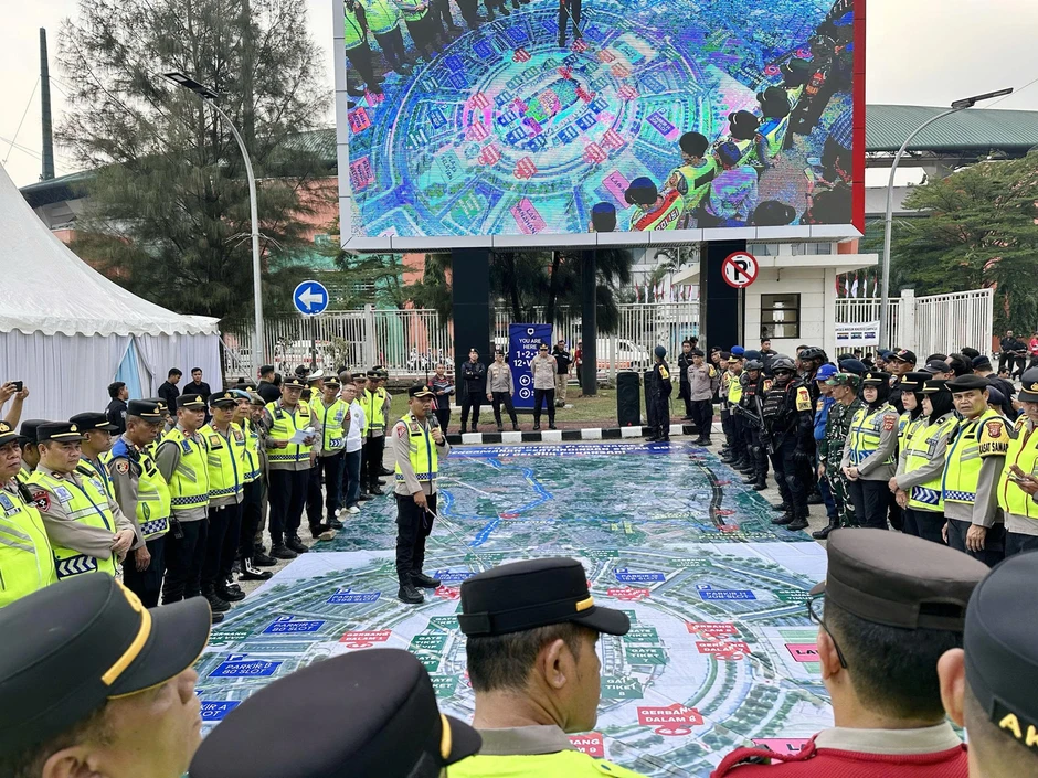 Indonesia tăng cường an ninh trước đại chiến với đội tuyển Việt Nam Indonesia tăng cường an ninh trước đại chiến với đội tuyển Việt Nam