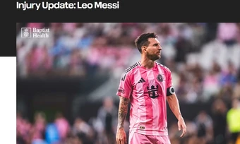 Inter Miami ra thông báo về tình trạng của Messi - Báo TinVina