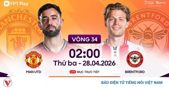 Lịch thi đấu bóng đá hôm nay 27/4: MU giữ vững vị trí trong top 3?