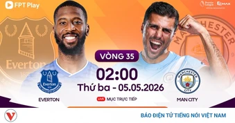 Lịch thi đấu bóng đá hôm nay 4/5: So kè vô địch, Man City buộc phải thắng