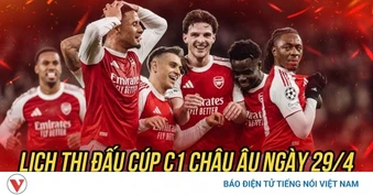 Lịch thi đấu và trực tiếp bóng đá hôm nay 29/4: Tâm điểm bán kết Cúp C1 châu Âu