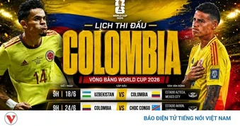 Lịch thi đấu World Cup 2026 của Colombia: Đội bóng Nam Mỹ đóng vai kẻ thách thức